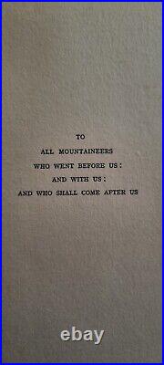 On High Hills G Winthrop Young mountaineering book First Edition 1927