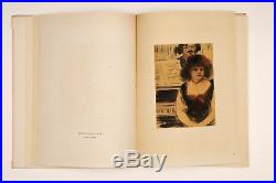 Original Vintage Limited Edition Lithographs Book E. Degas Les Monotypes 1948