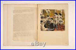 Original Vintage Limited Edition Lithographs Book E. Degas Les Monotypes 1948