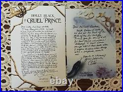 OwlCrate Exclusive Signed Cruel Prince Wicked King Queen of Nothing Holly Black