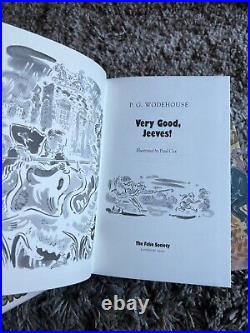 P. G Wodehose Jeeves & Wooster Folio Society Boxset 3 Vol Book Set VGC