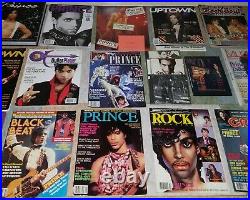 PRINCE Rare Magazine Lot Book Before The Rain 3 Official CDs 1 CDR Right On