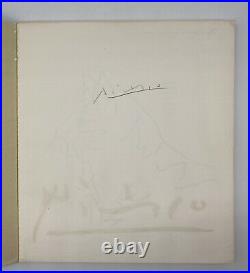 Pablo Picasso Hand Signed 60 Years of Graphic Works Book 1966 Limited Edition