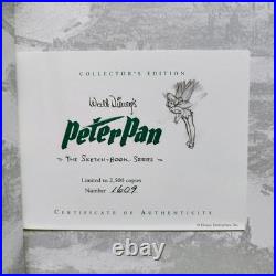 Peter Pan Sketchbook Series Walt Disney 1st Ed Hardcover RARE Limited Run