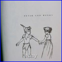 Peter Pan Sketchbook Series Walt Disney 1st Ed Hardcover RARE Limited Run