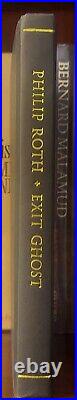 Philip Roth Exit Ghost Signed Limited Edition Book