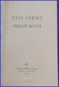 Philip Roth Exit Ghost Signed Limited Edition Book