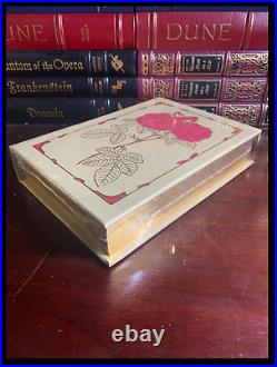 Pierre Joseph Redoute Book Of Flowers Sealed Easton Press Leather Bound Hardback