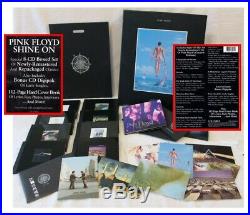 Pink Floyd Shine On 9 CD Box Set HDCV Book & Postcards NEVER PLAYED MINT
