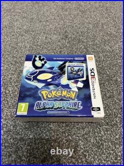 Pokemon Alpha Sapphire Limited Edition Nintendo 3DS Game Steel Book No Game