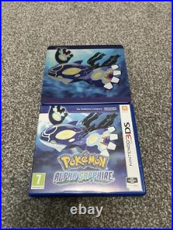 Pokemon Alpha Sapphire Limited Edition Nintendo 3DS Game Steel Book No Game