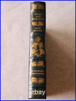 Pride and Prejudice by Jane Austen (1st Castalia Edition Cowhide Leather Bound)