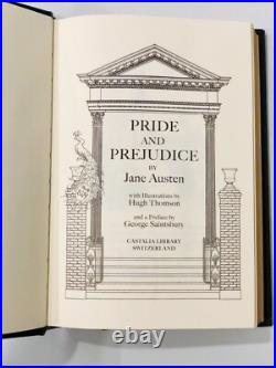 Pride and Prejudice by Jane Austen (1st Castalia Edition Cowhide Leather Bound)