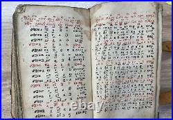 Psalter with a calendar of months 1750. OLD RUSSIAN BOOK