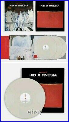 RADIOHEAD Kid A Mnesia CREAM 3 x VINYL + 34 Page Book Ultra Rare Ltd Edition