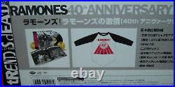RAMONES 40th Anniversary Deluxe Japan OBI mono LP/3 SHM-CD/book/shirt IMPORT