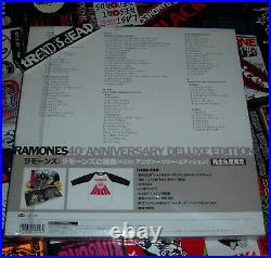 RAMONES 40th Anniversary Deluxe Japan OBI mono LP/3 SHM-CD/book/shirt IMPORT