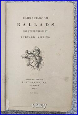 RARE Books Rudyard Kipling Old Collectibles Departmental Ditties & others