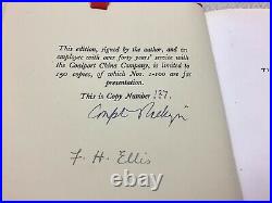 RARE Coalport Porcelain History Book Signed Limited Edition Compton Mackenzie
