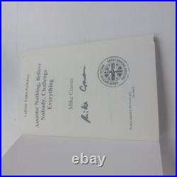 RARE LIMITED 1ST EDITION Assume Nothing, Believe Nobody, Challenge Everything