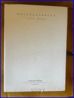 RARE Limited Edition book set Dolce & Gabbana Alta Moda milan 2013 Italy