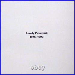 RARE Rowdy Bruce Weber Nan Bush Limited Edition Private Press HB Book 1992