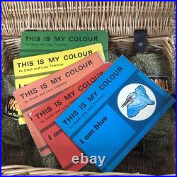 RARE SET This is My Colour Red Yellow Green Blue Orange 1973