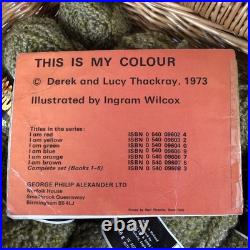 RARE SET This is My Colour Red Yellow Green Blue Orange 1973