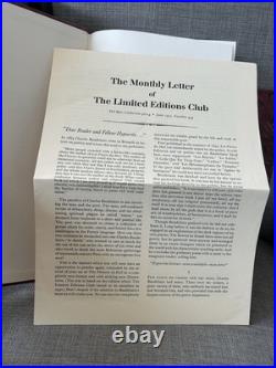 RARE SIGNED LIMITED EDITION CLUB Dual Translation The Flowers Of Evil Baudelaire