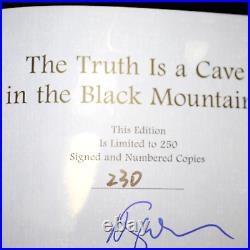 RARE Sign Ltd Ed Neil Gaiman Truth is a Cave in the Black Mountains 230/250