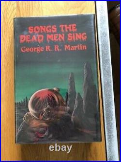 RARE Signed George R R Martin Songs the Dead Men Sing 1st Edition 113/500