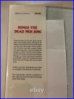 RARE Signed George R R Martin Songs the Dead Men Sing 1st Edition 113/500