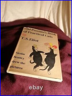 RARE T. S. Eliott 1st Edition 2nd print 1943. Old Possum's Book Of Practical Cats