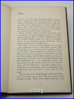ROALD DAHL James and the Giant Peach SIGNED 1995 1st QUENTIN BLAKE Edition