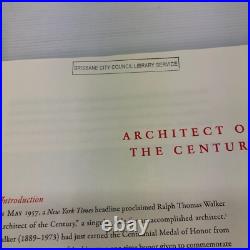 Ralph Walker Architect of the Century Limited Edition Book Hard Cover Rizzoli