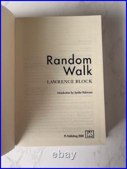 Random Walk Lawrence Block Signed Ltd 112/200 Slipcased Hc Ps Publishing 2008
