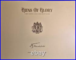 Rare Book, Limited Edition, Guns Of Glory, Sikh Guns Punjab, Sikh, 2018, India