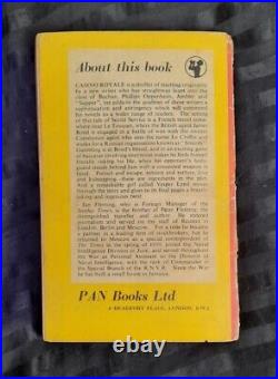 Rare Casino Royale IAN FLEMING Pan Books Ltd 1955 FIRST PAPERBACK