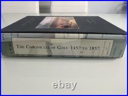 Rare Chronicles Of Golf Book 1457-1857 SIGNED LIMITED EDITION #255