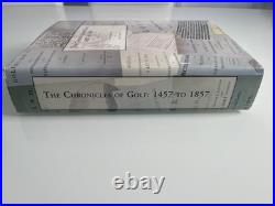 Rare Chronicles Of Golf Book 1457-1857 SIGNED LIMITED EDITION #255