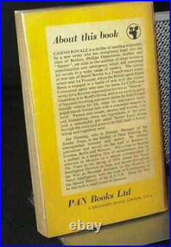 Rare Ian Fleming Casino Royale 1st Pan Paperback Edition 1955