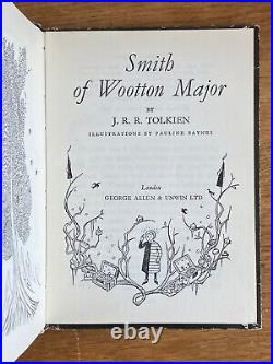 Rare J. R. R. Tolkien 1st/1st Smith Of Wootton Major (1967) Hardback Book