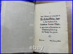Rare Limited Edition 1896 The Poetry Of Robert Burns Volumes 1-4 Books (oo)