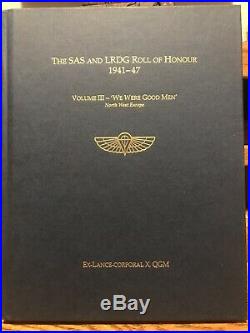 Rare SAS & LRDG Roll of Honour 1941-47, First Edition / Ltd Ed Number 712 Of 750