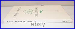 Rare! Vtg Pablo PICASSO, SHAKESPEARE, ARAGON Book #989 /limited edition of 1000