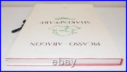 Rare! Vtg Pablo PICASSO, SHAKESPEARE, ARAGON Book #989 /limited edition of 1000