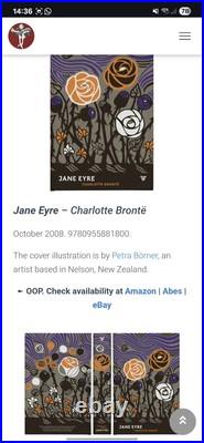Rare White's Books Fine Edition Jane Eyre, Charlotte Bronte (2008, 1st/1st) Rare White's Books Fine Edition Jane Eyre, Charlotte Bronte (2008, 1st/1st)