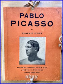 Rare art book 1930's numbered limited 1st edition Picasso coloured pochoirs