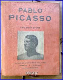 Rare art book 1930's numbered limited 1st edition Picasso coloured pochoirs