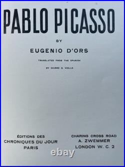 Rare art book 1930's numbered limited 1st edition Picasso coloured pochoirs Rare art book 1930's numbered limited 1st edition Picasso coloured pochoirs